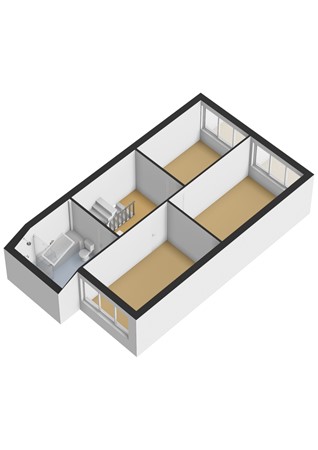 Plattegrond - Pieter Taemszstraat 4, 1135 HG Edam - Pieter Taemszstraat 4 - 1e verdieping - 3D.jpg